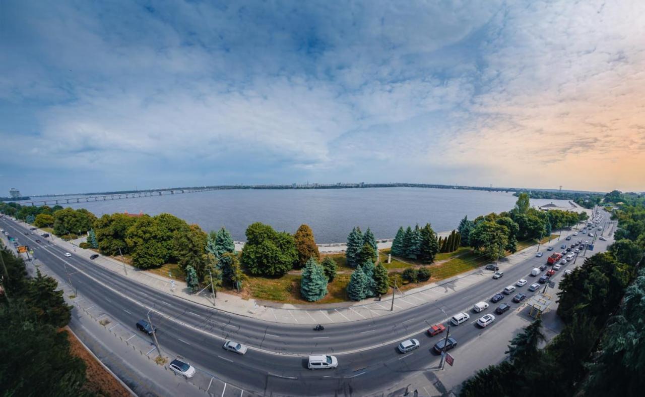 Сичеславская Набережная 39,Видовая,Центр Мост Сити Dnipro Exterior foto